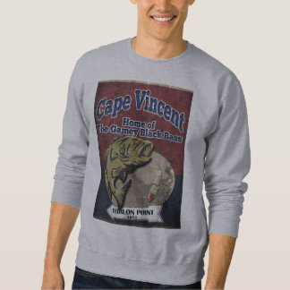 Sweat shirt de basse noire de Vincent de cap