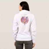 sweat shirt féerique de lune de ressort (Dos entier)