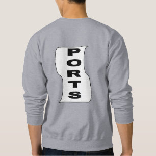 Sweat-shirt-grijs DOS Man SPORTS Trui