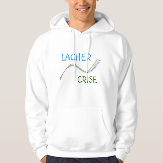 sweat shirt lacher crise (Devant)