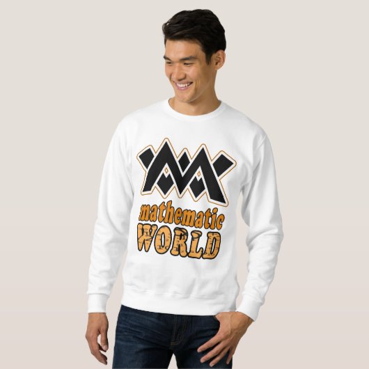 sweat shirt mathematic world (Devant entier)