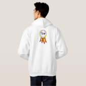 Sweat - shirts à capuche d'amour fraterly (Dos entier)
