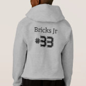 Sweat - shirts à capuche de l'équipe personnalisée (Dos)