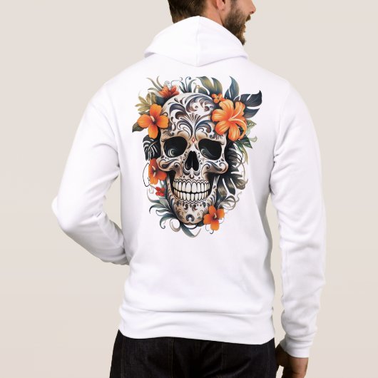 ☠️ Sweat - shirts à capuche du crâne ☠️ (Dos)