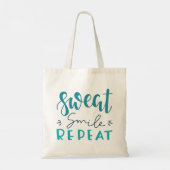 Sweat Smile Herhalen Tote Bag (Achterkant)