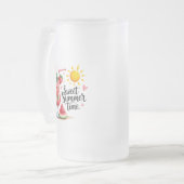 Sweat Summertime  Matglas Bierpul (Voorkant links)