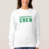 Sweat vert de l'équipage de Noël (Devant)