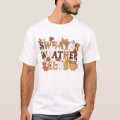 Sweat Weather Club Tee | Cosy Fall esthétique (Devant)