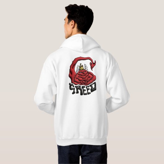 Sweat Your Sin Devil Greed Hoodie (Achterkant volledig)