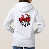 Sweat Your SIn Devil Sloth Vivid Hoodie (Achterkant)