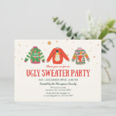 Sweater moche, Invitation de fête de vacances (Debout devant)