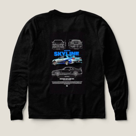 SWeater Nissan Skyline R34 (Achterkant)