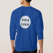 Sweater Photo AJOUTER VOTRE LOGO Sweat - shirt à c (Dos)