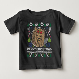 Sweater van Kerstmis van het Hondenras van Yorkie