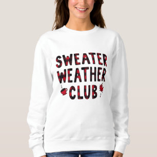 Sweater Weather Club Metallic Folie Herfst