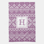 Sweater Weather | Monogram vakantie Theedoek (Verticaal)