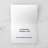 Sweater Weer Wenskaart Kaart (Binnen)