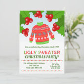 Sweaters moches amis Fête de Noël Invitation (Debout devant)