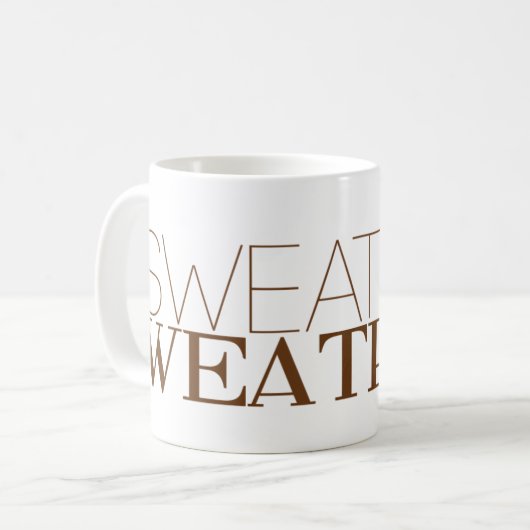 'Sweather' - Mug d'automne (Devant gauche)