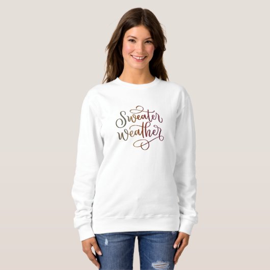 Sweather Sweatshirt d'automne (Devant entier)