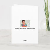 Sweating in the Sauna Hot Guy - Carte de voeux (Dos)