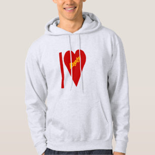 Sweatman I LOVE RUGBY Hoodie