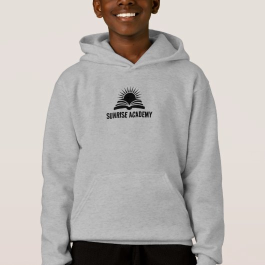 Sweats à capuche pour enfants Style Minimal Logo N (Devant)