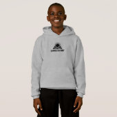 Sweats à capuche pour enfants Style Minimal Logo N (Devant entier)