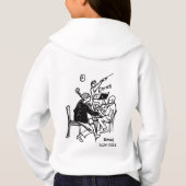 Sweats à capuche pour filles limite de saison AYP0 (Dos)