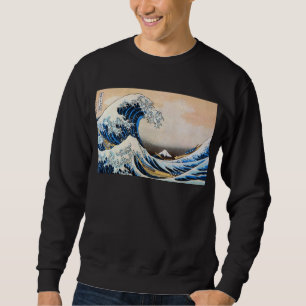 Sweatshirt 神奈川沖浪裏, grande vague de 北斎, Hokusai