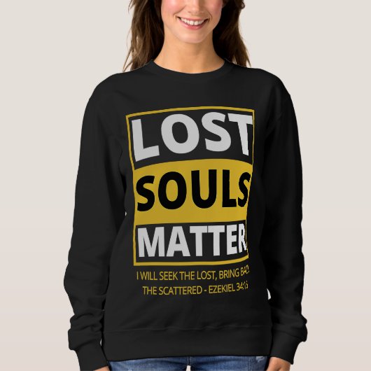 Sweatshirt 00031 Stylish Lost Souls Matter (Devant)