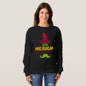 Sweatshirt 0 Mexicain 100 Drunk Cinco De Mayo De Drinko (Devant entier)
