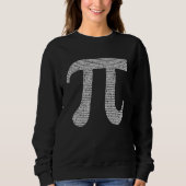 Sweatshirt 10000 Digits Pi Day Sign Math  Mathematics Nerd Ge (Devant)