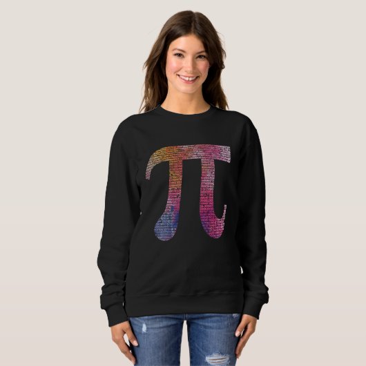Sweatshirt 10000 Digits Pi Day Sign Math Mathematics Nerd Gee (Devant entier)