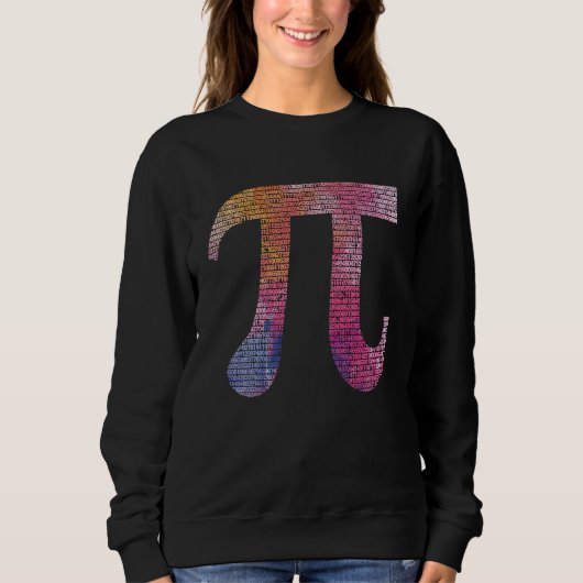 Sweatshirt 10000 Digits Pi Day Sign Math Mathematics Nerd Gee (Devant)