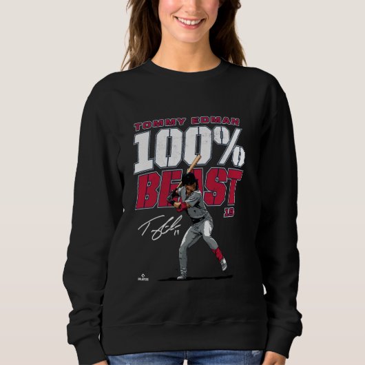 Sweatshirt 100 Bête Tommy Edman St Louis MLBPA (Devant)