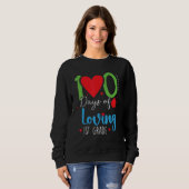Sweatshirt 100 Days Of Loving 1st Grade 100th Days School Fir (Devant entier)