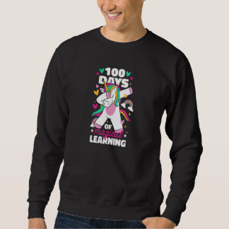 Sweatshirt 100 Days of Magical Learning Teaching School Kid U
