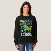 Sweatshirt 100 Days Of School Boys Dinosaur 100th Day Dino (Devant entier)