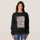 Sweatshirt 100 Days of School Coquette Bow for Girls 100th Da (Devant entier)