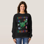 Sweatshirt 100 days of school dinosaur boys kids 100th day ki (Devant entier)