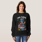 Sweatshirt 100 Days of School Dragon Reading 100th Day Boys G (Devant entier)