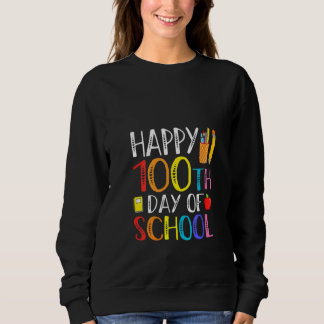 Sweatshirt 100 Days Of School Teacher And Student