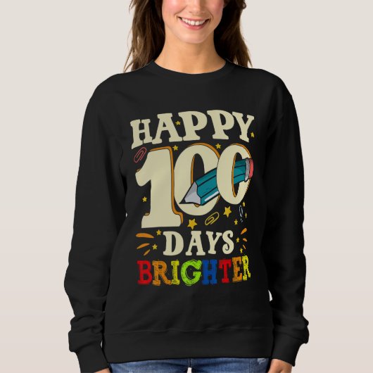 Sweatshirt 100 Days of School Teachers Kids Child Boys 100 Da (Devant)