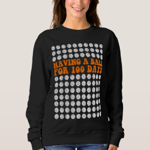 Sweatshirt 100 Jours De Basketball Scolaire 100E Jour Ballons