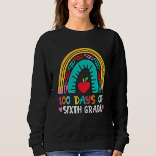 Sweatshirt 100 Jours De Sixième Année Enseignant Smarter Rai
