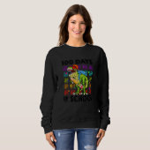Sweatshirt 100 Jours D'école Dinosaure rex Enfants Plus Intel (Devant entier)