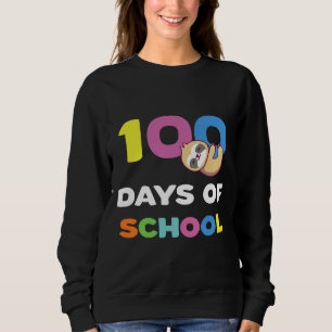 Sweatshirt 100 Jours D'École Drôle Mème De Citation Sloth