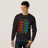 Sweatshirt 100 Jours Enseignant Smarter Enseignant Tea de cla (Devant entier)
