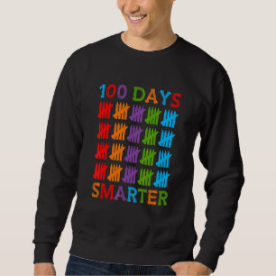 Sweatshirt 100 Jours Enseignant Smarter Enseignant Tea de cla